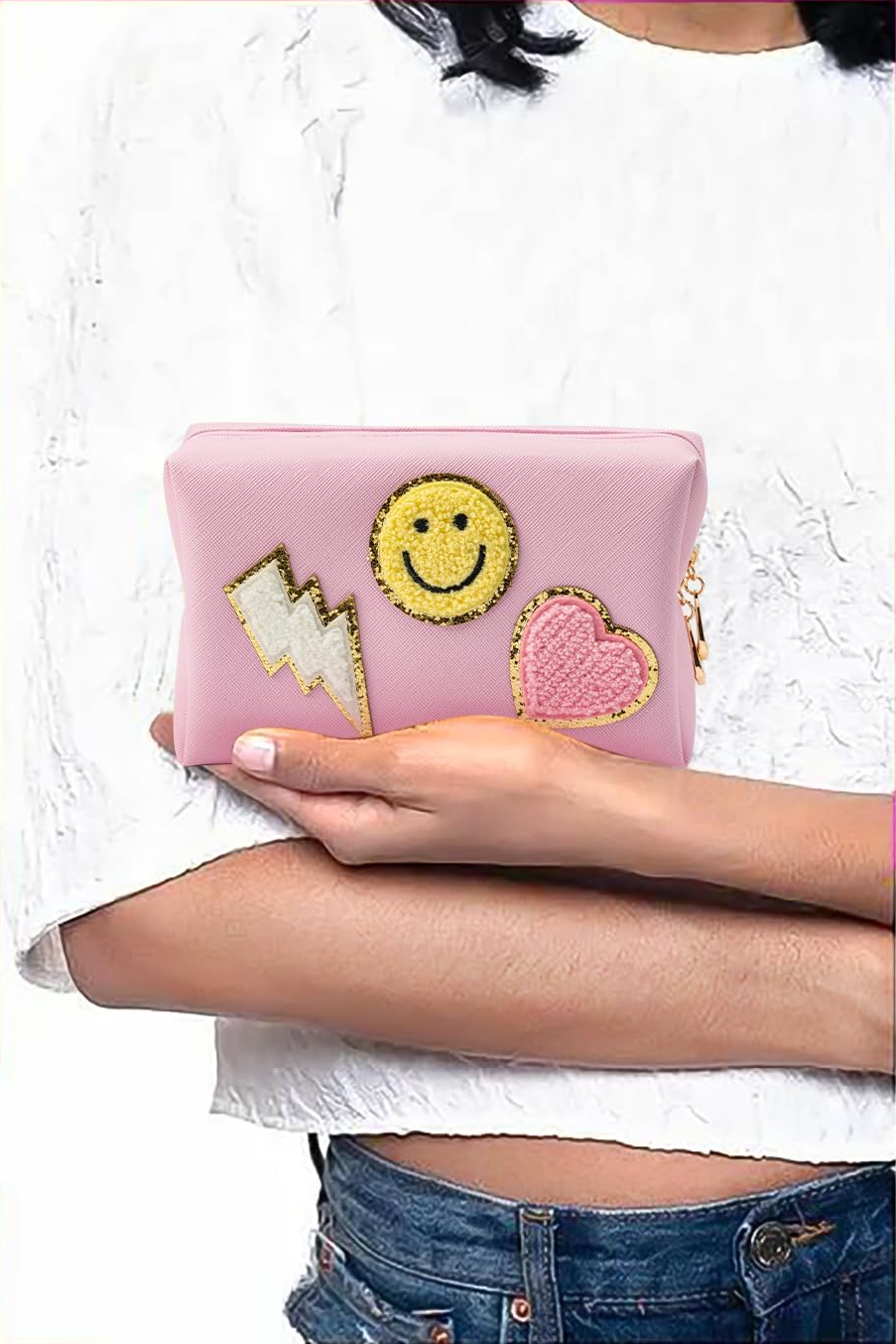 Preppy Patch Small Toiletry Bag